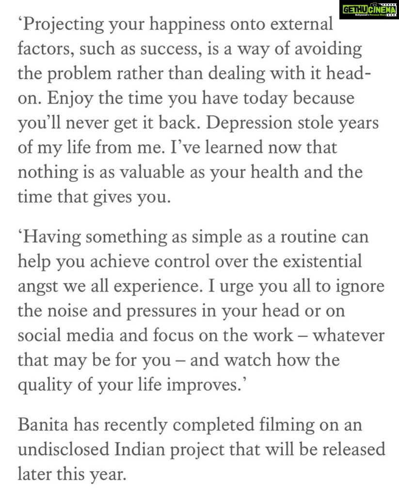 Banita Sandhu Instagram - shared some thoughts on managing mental health with my alma mater 💭 King's College London