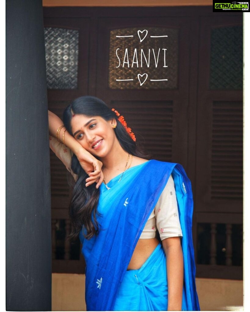 Chandini Chowdary Instagram - Thank you @gopinath_reddyy garu for trusting me with Saanvi I had an amazing time portraying her 💕