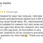 Chinmayi Instagram - Yayyy!!! Only - Electrolysis is the only way to remove gray hair and needs to be done by the right technician or the doctor themselves.