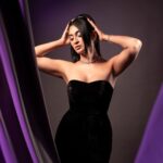 Deepti Sati Instagram - ✨Everyone wants to be a Diamond but not everyone wants the pressure✨ 📸: @jibinartist @plan.b.actions 👗: @Styyledbyjoe @joe_elize_joy 💄 : @laxmi_saneesh Studio : @maxxocreative Outfit : @ahdesignlabel Jewellery : @almacarinofinejewellery