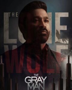 Dhanush Instagram - The Lone Wolf .. #TheGrayMan.. streaming now on @netflix @netflix_in @therussobrothers