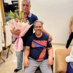 Dipika Kakar Instagram - Both my Papa’s Smilling on an evening filled with love… Love & only Love! . . We missed you @shoaib2087 ❤️🤗