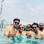 Disha Pandey Instagram – 🙋🏻‍♂️Hey 🙋🏻‍♀️
.
.
.
.
.
.
.
#trendingreels #instareels #hey #siblings #poolvibes #instagood #reelitfeelit Radisson Blue , Gurgaon