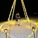 Divyanka Tripathi Instagram - I can only thank us for taking the plunge, for having faith in our destiny, for giving a chance to love 6 years back. Happy Anniversary Viv!♥️ PS: Anniversaries should compulsorily be cheesy romantic!😁😍 #emeraldmaldivesresortspa #NaturalElegance #emeraldmaldives Emerald Maldives Resort & Spa