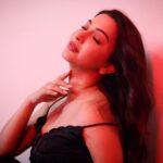 Eshanya Maheshwari Instagram - Everyone said I could be Anything… So I became Sexy! 🖤 📸 @portraitsbyvedant #sexy #black #esshanyamaheshwari #esshanya #fashionmodel #black #red