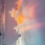 Eshanya Maheshwari Instagram - “…why sunset is more colourful than sunrise? Sometimes good things happen in goodbyes…” #sunset #colorfulsky #clouds #goa #beach #goa #esshanyamaheshwari #esshanya #travel Vagator, Goa