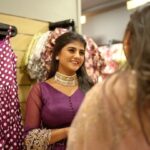 Gabriella Charlton Instagram - It was my pleasure to open @zalseera_costumes with this beautiful family in Coimbatore . So so proud of this young entrepreneur. They have such cute collections of every dress possible. Thanks for having me 🙏🏼