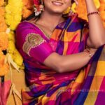 Gabriella Charlton Instagram - Happy Pongal makkaleyyy! ❤️ Makeup | @lakshmiajay_makeupartistry Hairstyle | @mani_stylist_ Costumes | @sajna_bridal_wear_designer Decor | @purpletreeprojects Photography & Cinematography @shadowsphotography @ajay_shadowsphotography Jewellery | @new_ideas_fashions Location | @sppgaedens