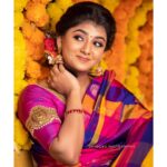 Gabriella Charlton Instagram - I would like to wish you a very happy Pongal-o-pongal (the cliché caption 😜) I hope your day is filled with joy, peace, togetherness and happiness in the tummy ❤️🙏🏼 More pictures coming soon 🤍 The team behind this happy face ~ Mua | @lakshmiajay_makeupartistry Hairstylist | @mani_stylist_ Costumes | @sajna_bridal_wear_designer Jewellery | @new_ideas_fashions Decor | @purpletreeprojects Photography & Cinematography @shadowsphotographyy @ajay_shadowsphotography Location | @sppgardens