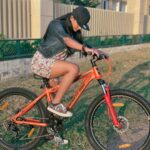 Gabriella Charlton Instagram - @outdoors91in thank you for helping me take my new year resolution very seriously. Taking this beauty for a ride in and around the streets of Chennai! What a great way to kickstart 2022! 🤓 🚴‍♀️ #clan91 #91ForTheWin #TISTMedia