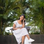 Gabriella Charlton Instagram - Your limitation is only your imagination - Believe in yourself! ❄️ Photography @pallaviperiasami Styled by @indu_ig Mua @makeover_by_miga Outfit @plumeriabyjeyashilpa Location @novotelchennaiomr Hairstylist @makeupbyyesu