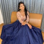 Gabriella Charlton Instagram - Dolled up in this pretty lehenga by @suhanyalingamdesign, beauty by @jiyamakeupartistry for Raja Rani & Bharathi Kannama #mahasangamam