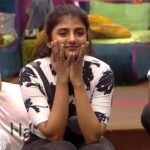 Gabriella Charlton Instagram - Dolled up in @thehazelavenue's printed crop top. 😊 #biggbosstamil #biggbosstamil4