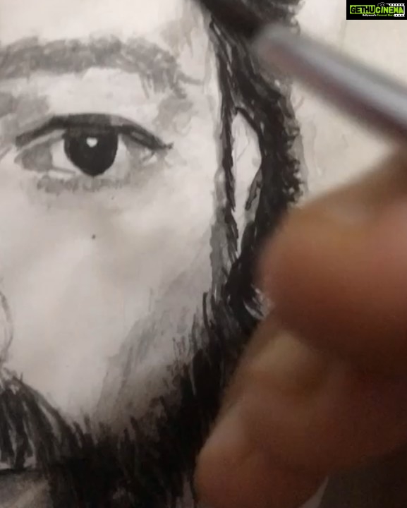 Gabriella Charlton Instagram - Álvaro Morte ♥️♥️ I can’t wait to get past this pandemic so I can get my hands on water colour paper to easen the process. . . . . #watercolor #watercolourpainting #lacasadepapel #portrait