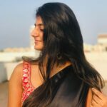 Gabriella Charlton Instagram – Wind in my hair and I don’t like it
Saree ~ @nilamas_creations Sorry for the late upload 🙈♥️ Don’t forget to STAY HOME y’all!