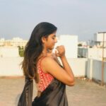 Gabriella Charlton Instagram – Wind in my hair and I don’t like it
Saree ~ @nilamas_creations Sorry for the late upload 🙈♥️ Don’t forget to STAY HOME y’all!