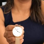 Gabriella Charlton Instagram - Thank you @danielwellington for sending me your famous Petite Melrose watch for women. I love it! Use my promo code ”DWXGAB” and it gives 15% discount on all purchases on @danielwellington Edit: Promo code has expired 💕