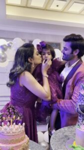 Ganesh Venkatraman Instagram - Celebrating my two angels👸 with their back to back birthdays!🥰❤️
Really a blessing isn't it? 

Sammy and Nisha's 👗 @sowmyz_couture ✨

#backtoback #birthdays #birthdaycelebration #birthdayreels #birthdaybabies #angels #wifey #daughter #daddaughter #junebirthdays #love #happiness #thirtythree #three #samaira #nishaganesh #ganeshvenkatram