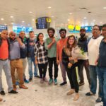 Haricharan Instagram - Just Landed at #heathrow to perform at Dorking halls for #Kalaiyarasi2022 with @rakshitasuresh