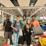 Haricharan Instagram - Just Landed at #heathrow to perform at Dorking halls for #Kalaiyarasi2022 with @rakshitasuresh