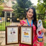 Harshika Poonacha Instagram - Honoured Blessed and Delighted to be the receiving the Most Dignified National Award “THE MOTHER THERESA MEMORIAL NATIONAL AWARD for SOCIAL JUSTICE ” on behalf of our BHUVANAM FOUNDATION. We Voraciously accept this Award and Thank each one of you for nominating us 🙏 We promise to work harder and be there for the people who need us 🙏 Bangalore, India