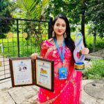 Harshika Poonacha Instagram - Honoured Blessed and Delighted to be the receiving the Most Dignified National Award “THE MOTHER THERESA MEMORIAL NATIONAL AWARD for SOCIAL JUSTICE ” on behalf of our BHUVANAM FOUNDATION. We Voraciously accept this Award and Thank each one of you for nominating us 🙏 We promise to work harder and be there for the people who need us 🙏 Bangalore, India