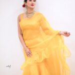 Harshika Poonacha Instagram - #Raajakumari vibes ♥️ Joy Alukkas, MG Road