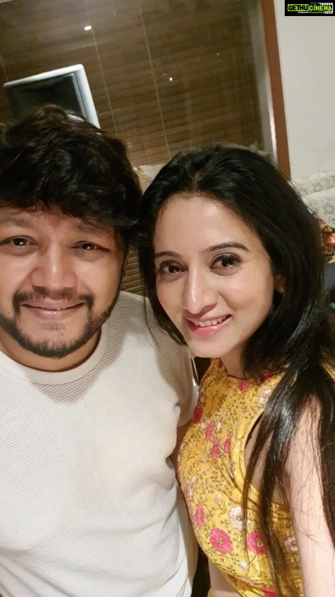 Harshika Poonacha Instagram - Happy birthday to my favourite person ,my favourite actor and one whose like a family to me π€π€π€ Happy birthday to the Golden star π @goldenstar_ganesh sir and May you keep shining and inspiring all of us forever and ever β€οΈβ€οΈβ€οΈ We love you πππ Special mention @shilpaaganesh maβam, I love you too more π₯°π₯°π₯° Bangalore, India