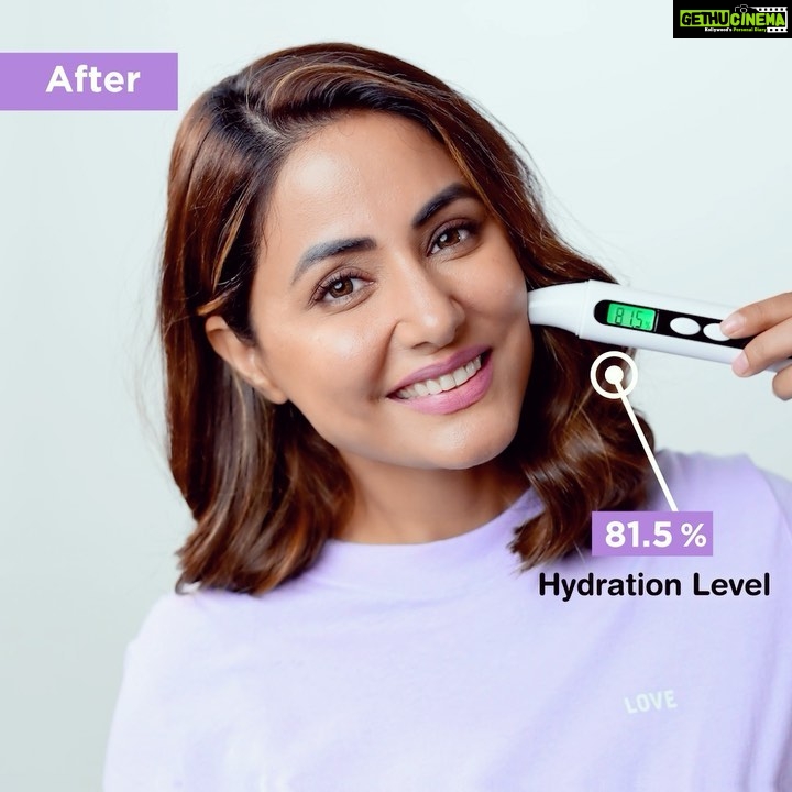 Hina Khan Instagram - Hydrated skin is the key to reducing fine lines and what better than my favourite Hyaluronic Acid Serum by L'Oreal Paris. It instantly hydrates and replumps and reduces fine lines by 60% #PowerOfHA #Skincare #Collab