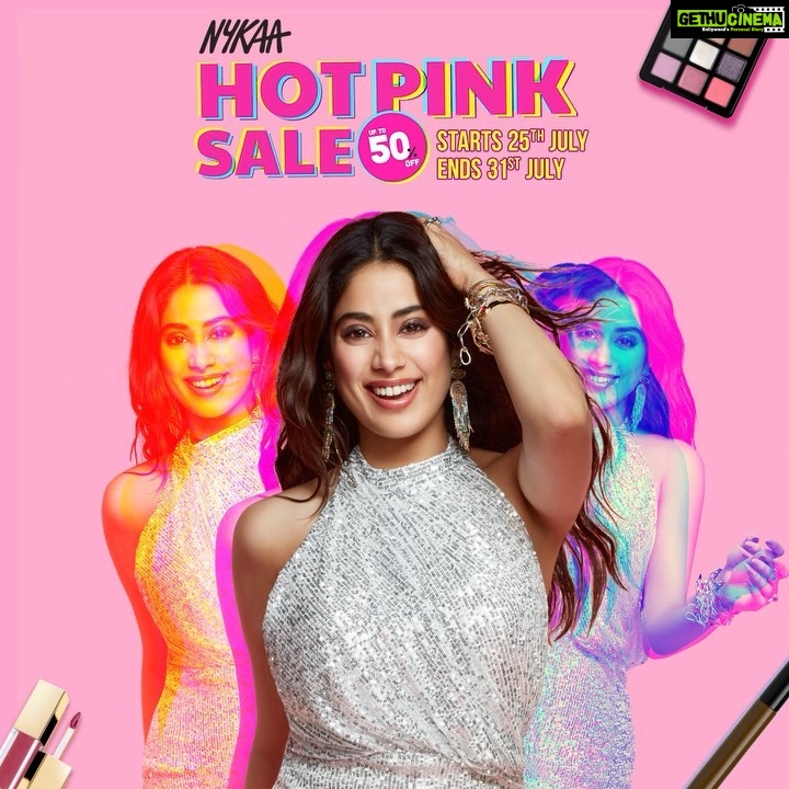 Janhvi Kapoor Instagram - Nykaa's Hot Pink Sale is LIVE 🔥 Drop everything and get shopping because the #HottestSaleOfTheYear is here! Download the App now🤩🛍️ #Nykaa #HottestSaleOfTheYear #NykaaHotPinkSale2022 #HotHotterHottest #sale #salesalesale #hotsale #salelive #shopnow #discounts #offers #Happyshopping #CelebKOL #organicc