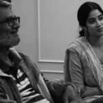 Janhvi Kapoor Instagram - From stalking Nitesh sir and Sajid sir to make sure i get this film, to praying obsessively that it happens, to pinching myself everyday that I’m actually shooting for it, to having finally wrapped it. I still can’t believe that I’ve been lucky enough to be a part of this wholesome, heartfelt world that Nitesh sir has created. I’ve learnt so much from you sir, so much about films and making movies with love but more about the value in being a person that leads their life with such dignity and honest values. And Varun, I can say thank you for always looking out for me and all those generic things that hold true but what I really want to say is that although we disagree and annoy each other more often than not, Nisha will always be on Ajjus team and always root for u ❤️ and also find restaurants that have salmon tartare or grilled chicken for u. I can write an essay on everyone in our team who’s made this film so special for me but I think there’s a word limit… but basically I’ll miss you all and thank you for making the last three months feel like magic 💕 and now.. back to reality! #Bawaal