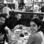Janhvi Kapoor Instagram - From stalking Nitesh sir and Sajid sir to make sure i get this film, to praying obsessively that it happens, to pinching myself everyday that I’m actually shooting for it, to having finally wrapped it. I still can’t believe that I’ve been lucky enough to be a part of this wholesome, heartfelt world that Nitesh sir has created. I’ve learnt so much from you sir, so much about films and making movies with love but more about the value in being a person that leads their life with such dignity and honest values. And Varun, I can say thank you for always looking out for me and all those generic things that hold true but what I really want to say is that although we disagree and annoy each other more often than not, Nisha will always be on Ajjus team and always root for u ❤️ and also find restaurants that have salmon tartare or grilled chicken for u. I can write an essay on everyone in our team who’s made this film so special for me but I think there’s a word limit… but basically I’ll miss you all and thank you for making the last three months feel like magic 💕 and now.. back to reality! #Bawaal