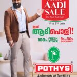 Jayasurya Instagram – Happy to be the face of Pothys, a brand with a legacy of close to a 100 years carried on by 4 generations.

An embodiment of purity in the textile world.

@pothyskerala @pothysofficial  @thecoffeeko @sarithajayasurya @shaheenthaha @naresshkrishna @kiranjishna