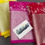 Joy Crizildaa Instagram - Organza saree 5 colors available To place an order Kindly DM ! ❤️ Disclaimer : color may appear slightly different due to photography No exchange or return Unpacking video must for any sort of damage complaints Threads here and there, missing threads,colour smudges are not considered as damage as they are the result in hand woven sarees. #joycrizildaa #joycrizildaasarees #handloom #onlineshopping #traditionalsaree #sareelove #sareefashion #chennaisaree #indianwear #sari #fancysarees #iwearhandloom #sareelovers #sareecollections #sareeindia