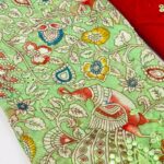 Joy Crizildaa Instagram - Beautiful kalamkari georgette saree To place an order Kindly DM ! ❤️ Disclaimer : color may appear slightly different due to photography No exchange or return Unpacking video must for any sort of damage complaints Threads here and there, missing threads,colour smudges are not considered as damage as they are the result in hand woven sarees. #joycrizildaa #joycrizildaasarees #handloom #onlineshopping #traditionalsaree #sareelove #sareefashion #chennaisaree #indianwear #sari #fancysarees #iwearhandloom #sareelovers #sareecollections #sareeindia