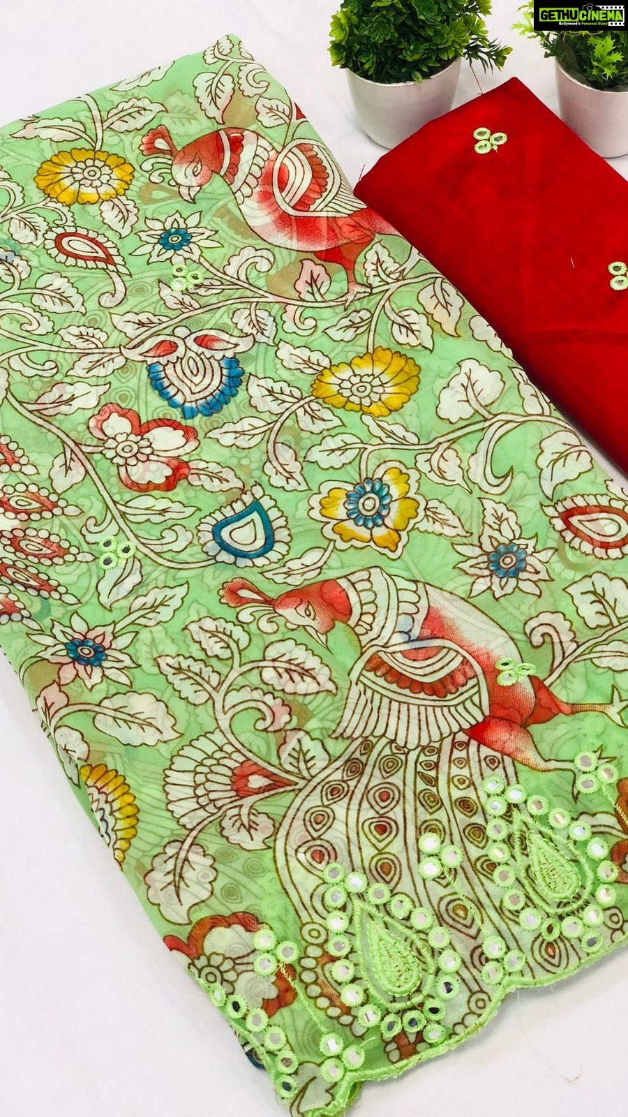 Joy Crizildaa Instagram - Beautiful kalamkari georgette saree To place an order Kindly DM ! ❤️ Disclaimer : color may appear slightly different due to photography No exchange or return Unpacking video must for any sort of damage complaints Threads here and there, missing threads,colour smudges are not considered as damage as they are the result in hand woven sarees. #joycrizildaa #joycrizildaasarees #handloom #onlineshopping #traditionalsaree #sareelove #sareefashion #chennaisaree #indianwear #sari #fancysarees #iwearhandloom #sareelovers #sareecollections #sareeindia