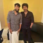 Kalidas Jayaram Instagram – Just when you thought things cudnt get any better ❤️

#master meets #student 
 
Thank you Vijay sir for taking the time and effort , means a lot ❤️🔥