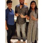 Kalidas Jayaram Instagram - Closing this year with jeeva (right) & Malini (left) I just cannot begin to tell you how much both of them helped me become sathaar 🙏 Thanku thangams for everything 😘🤗