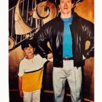 Kalidas Jayaram Instagram – 1998-With my good friend @schwarzenegger , keep going Arnie and follow my advice 👍🙏 Madame Tussauds London