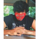 Kalidas Jayaram Instagram - Thank you for the face mask and the picture mr @akhileshkrishna 🙏