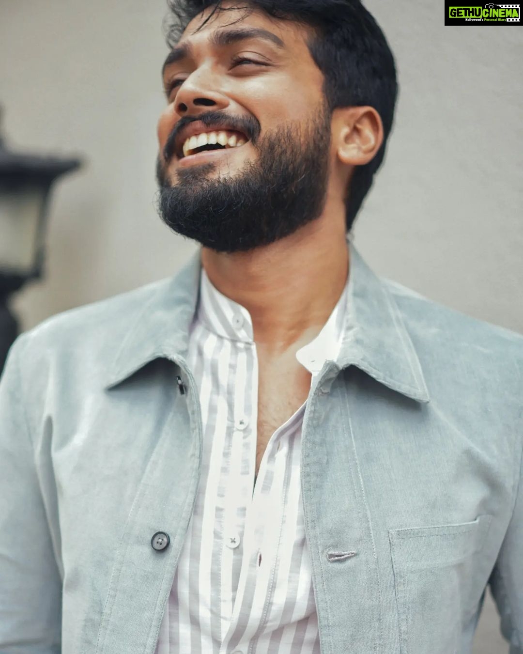 Kalidas Jayaram Instagram - "Ikigai" . . . 📸 : @anitakamaraj Styled by : @shilpaiyer 🧥:@gatsby.in Location :@meadowlaneecr Hair : @vurvesalon @mukeshdcruz