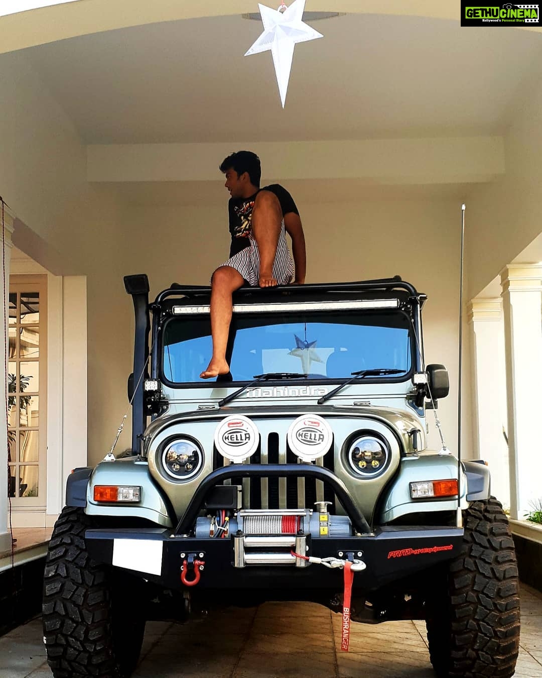 Kalidas Jayaram Instagram - #2019 #firstpost #thar #fullyloaded 😊