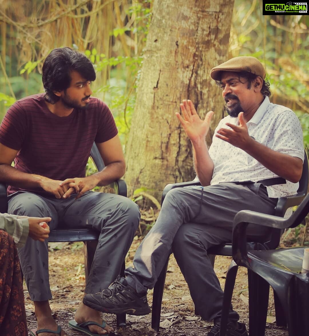 Kalidas Jayaram Instagram - Yes dreams do come true💥 From the director of "Ananthabhadram" & "Urumi" and undoubtedly one of the best DOP of our country Santhosh sivan sir Here comes another one shot and directed by Santosh shivan sir JACK AND JILL Shoot in progression 😁