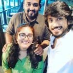 Kalidas Jayaram Instagram - Met this interesting husband wife director duo in cochin. @_mat.jo_suds @geetmalhar