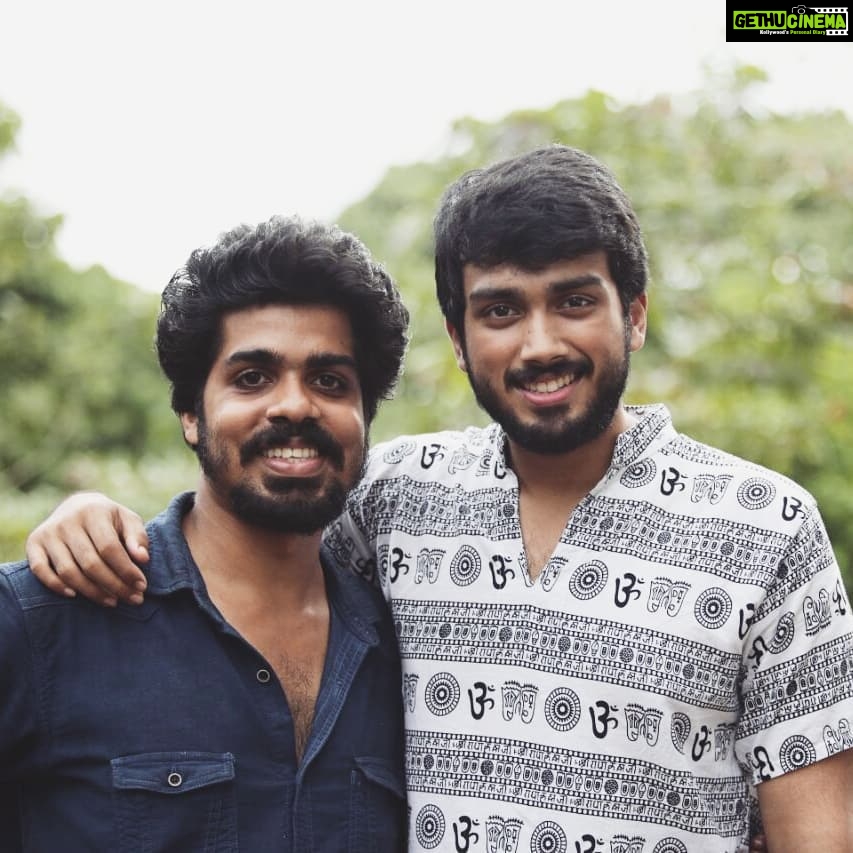 Kalidas Jayaram Instagram - With the real ex-chairman of MAHARAJAS Nasil ikka & gauthamn 🌳