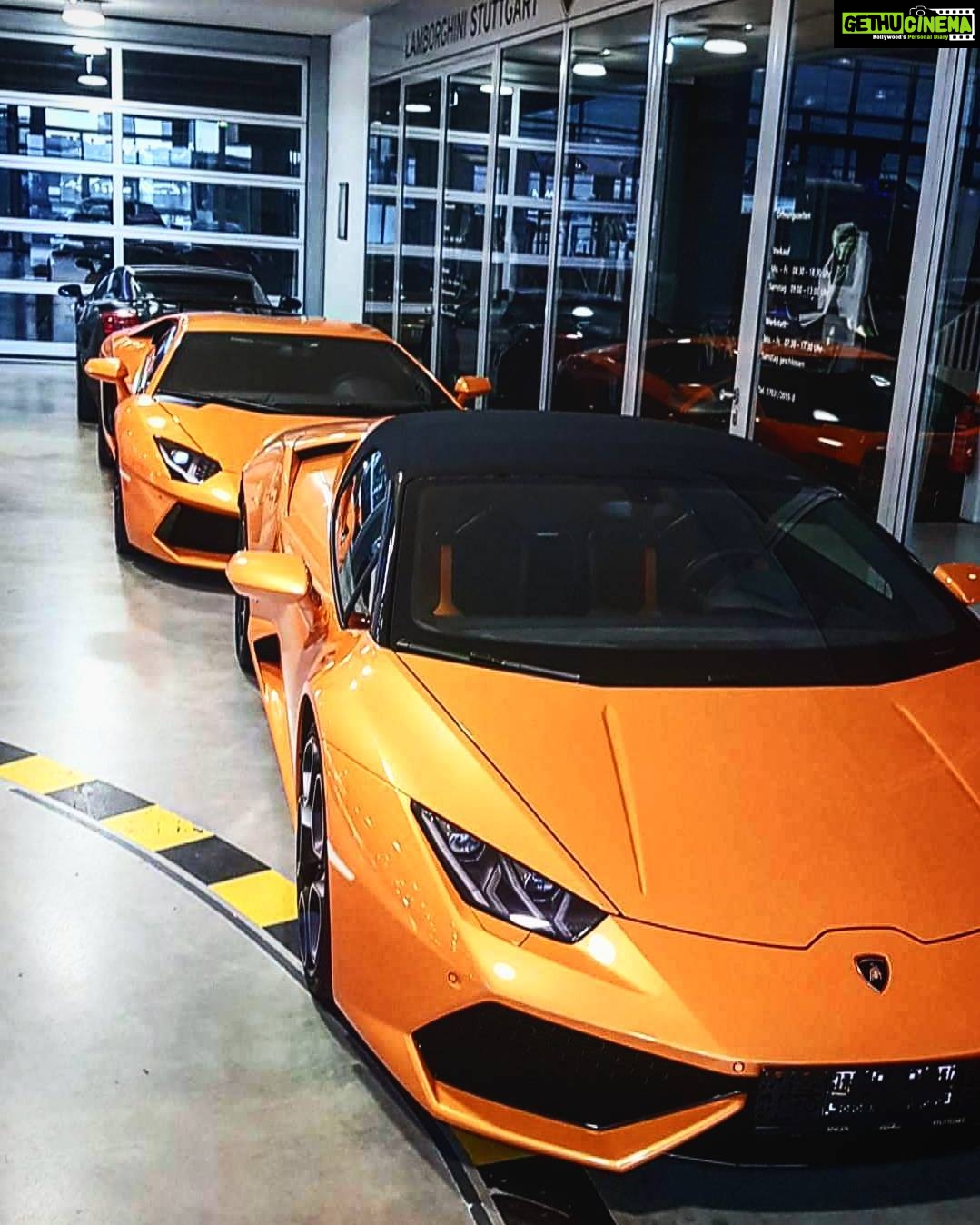 Kalidas Jayaram Instagram - Not everyday u can see so many #lamborghini Germany