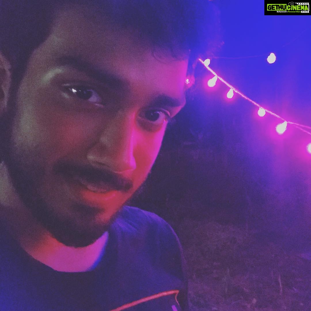 Kalidas Jayaram Instagram - #nightshoot #staypositive #smile