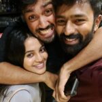 Kalidas Jayaram Instagram - My thangams after ages ❤️ @bhavanisre @shanthnu