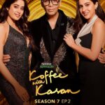 Karan Johar Instagram - Two of my favourite girls at their unfiltered best!🥳 Get ready for episode 2 of #HotstarSpecials #KoffeeWithKaranS7 streaming from July 14 on Disney+ Hotstar! @disneyplushotstar @janhvikapoor @saraalikhan95 @apoorva1972 @jahnviobhan @aneeshabaig @dharmaticent