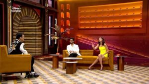 Karan Johar Instagram - Serious question - do you like 🧀? Then you'll love Episode 4 of #HotstarSpecials #KoffeeWithKaranS7, streams from this Thursday only on Disney+ Hotstar. @disneyplushotstar @thedeverakonda @ananyapanday @apoorva1972 @jahnviobhan @aneeshabaig @dharmaticent
